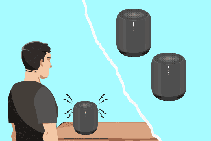 test the speaker outside the group