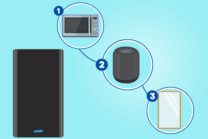 check for wireless/physical obstructions