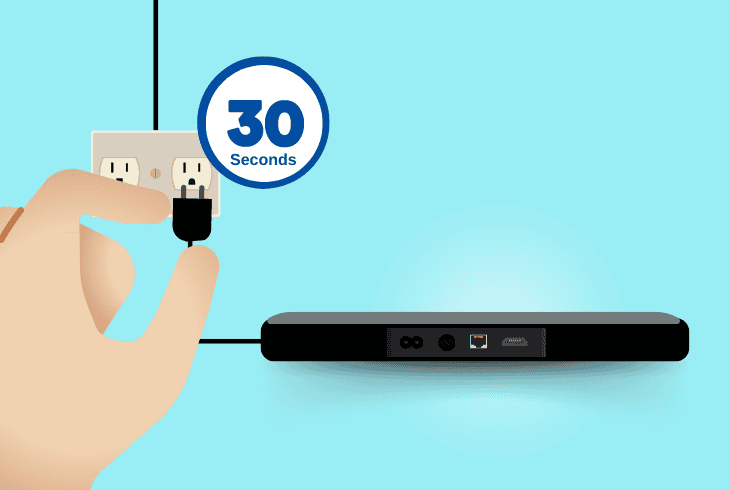 unplug sonos beam from power supply