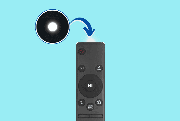 clean “ir” sensors on samsung equipment