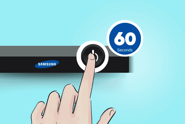 power cycle the samsung soundbar
