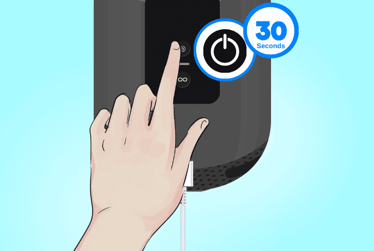 reboot the sonos move 2 speaker