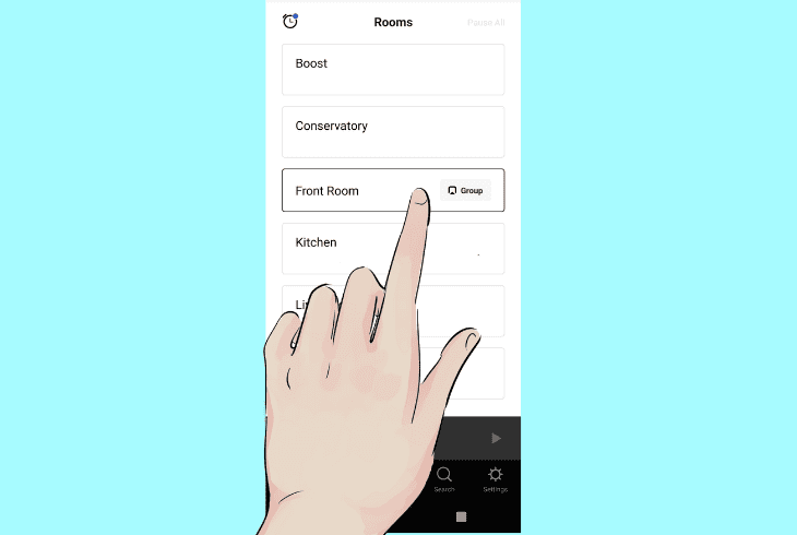 group/ungroup via sonos s1 controller app