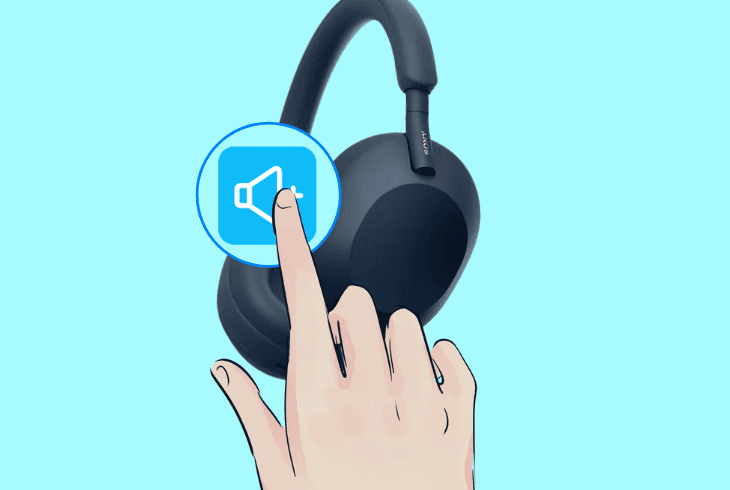 increase the sony headset’s volume