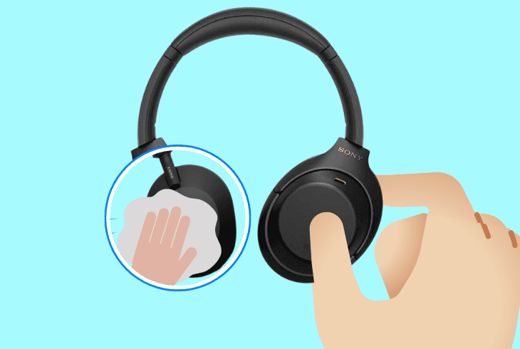 clean your xm4’s touch sensors