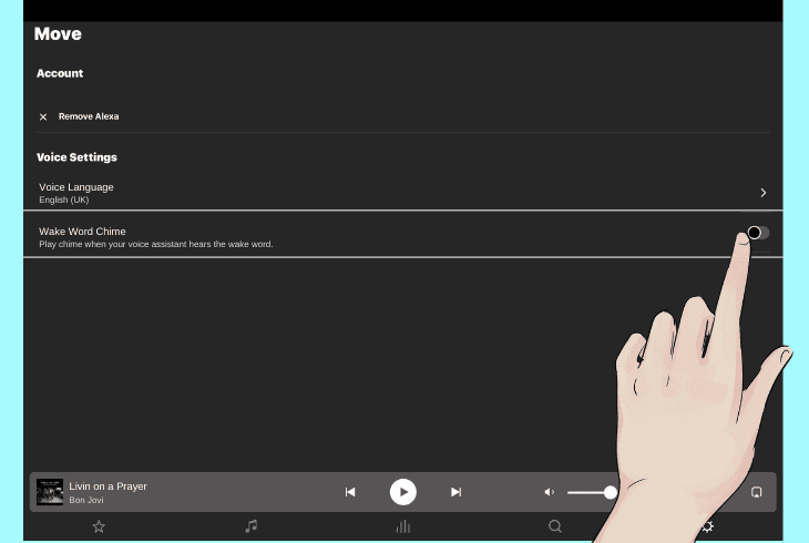 enable the alexa’s wake word