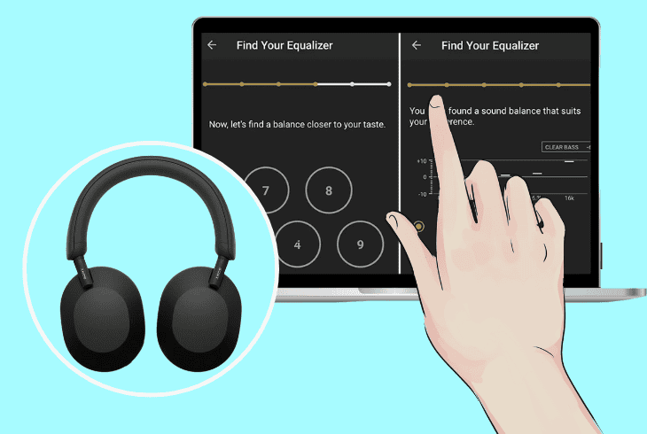 adjust your xm5’s equalizer settings
