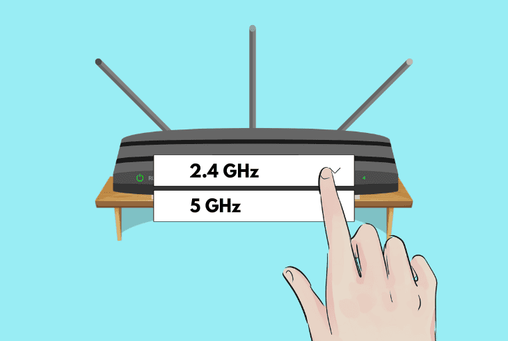 switch 5 to a 2.4 ghz wi-fi