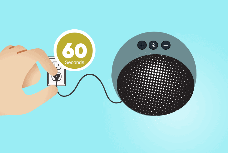 power cycle your echo speaker
