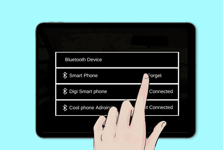 forget the android auto connection