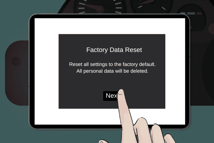 restore the android auto’s default settings