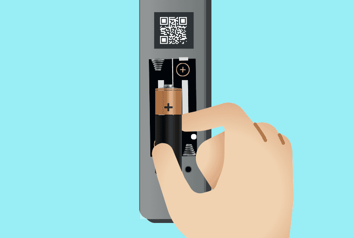re-insert the remote batteries