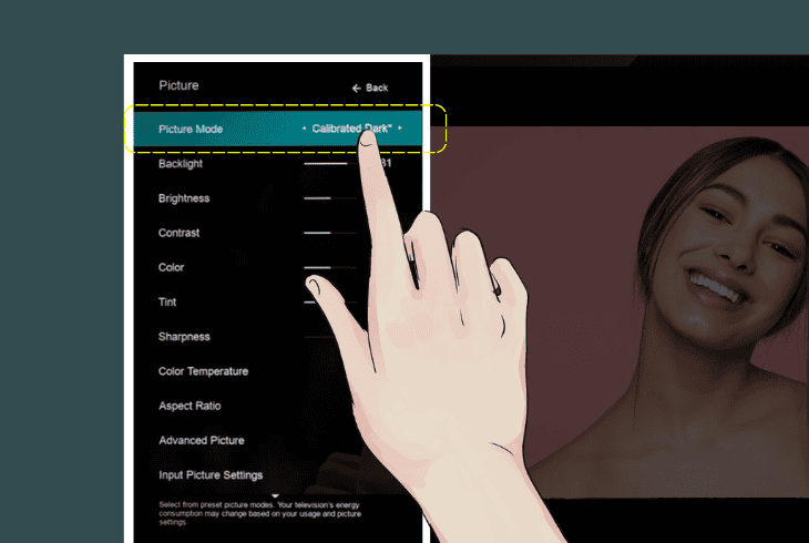picture mode (calibrated)