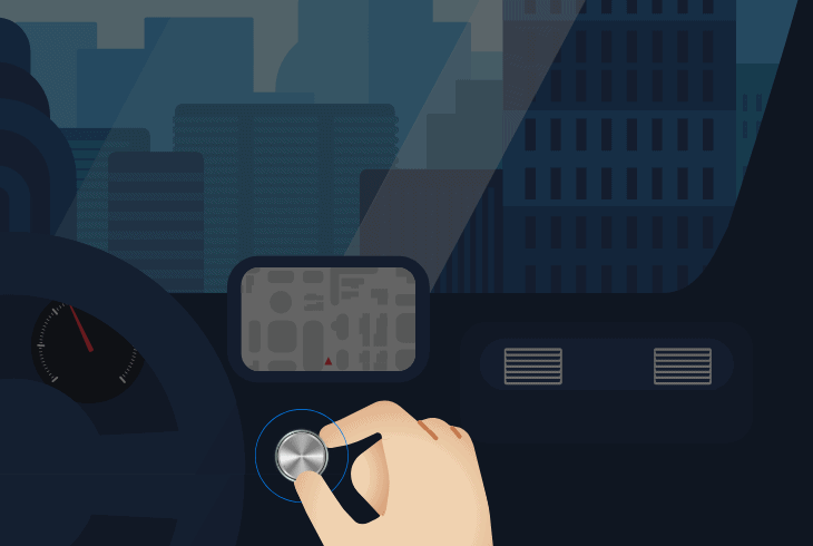 reduce the dashboard’s brightness level