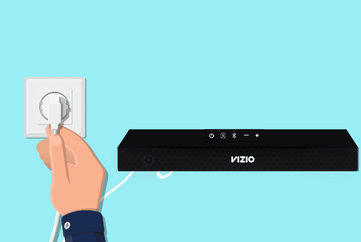 plug the soundbar to a different outlet