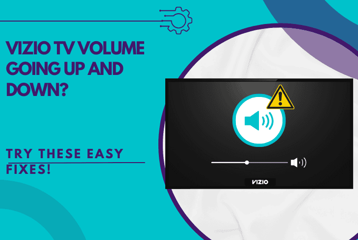 vizio tv volume going up and down