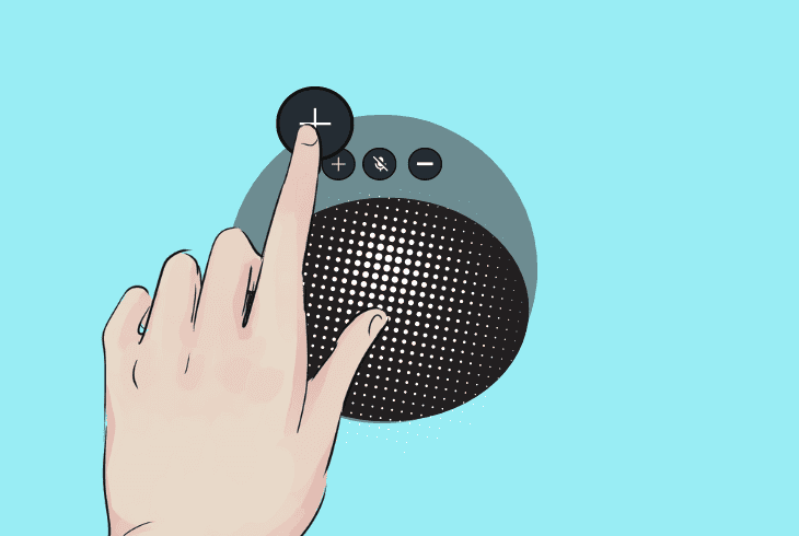 increase the echo pop’s volume