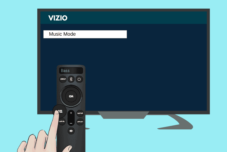 vizio soundbar “music” equalizer setting
