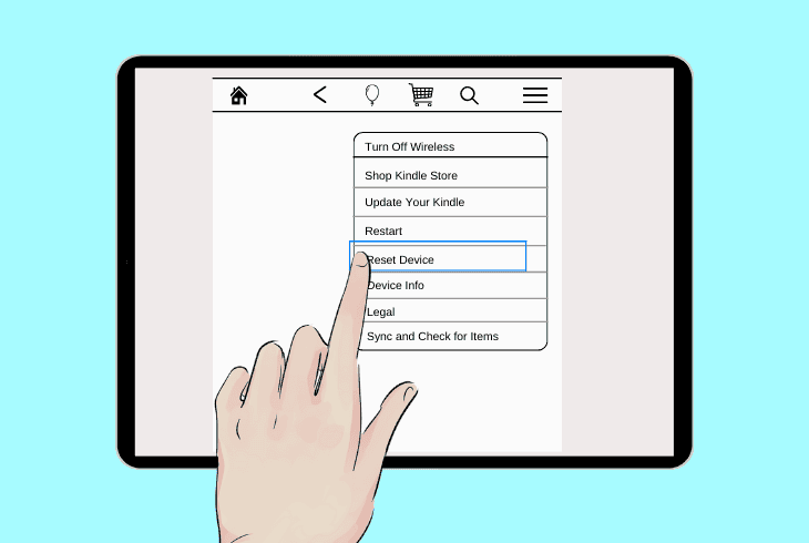 restore kindle paperwhite’s settings