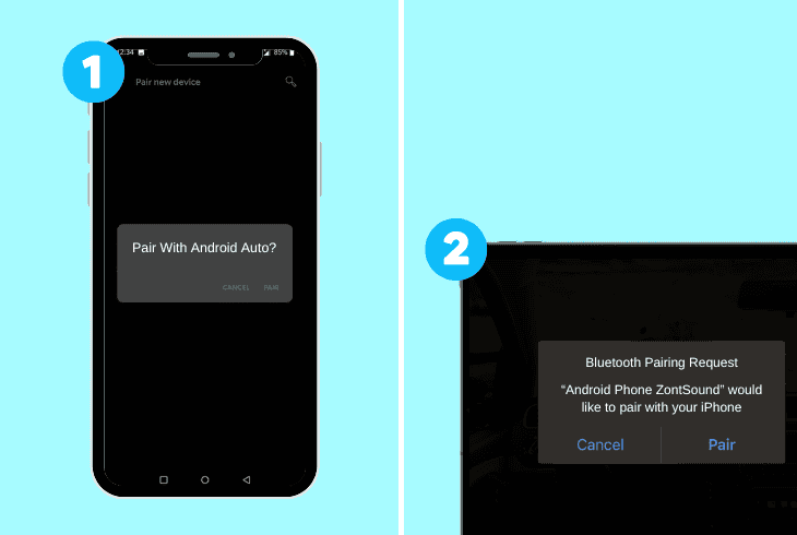 change the phone connection method