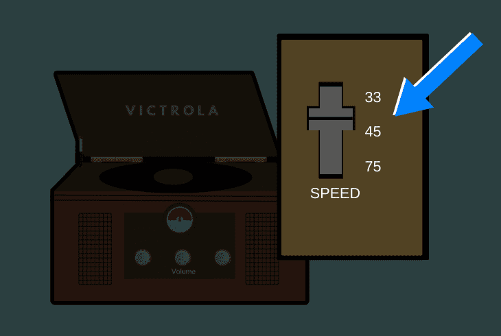 adjust the player speed setting