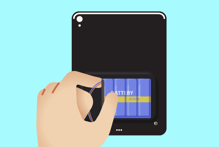 temporarily remove kindle’s battery