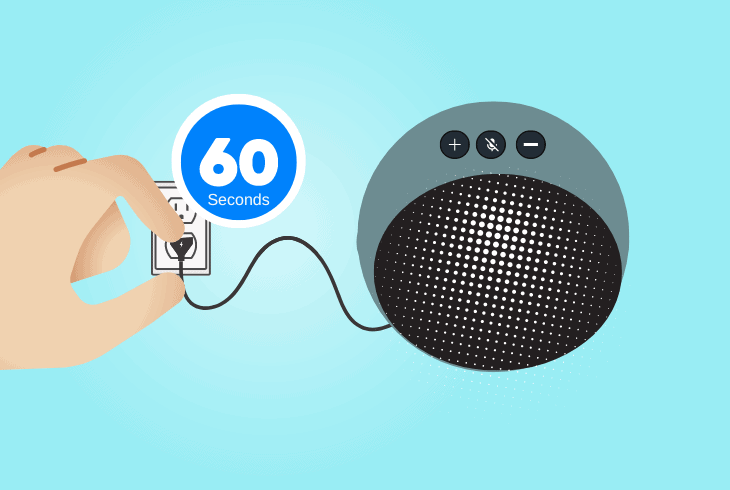 power cycle or reset the echo pop