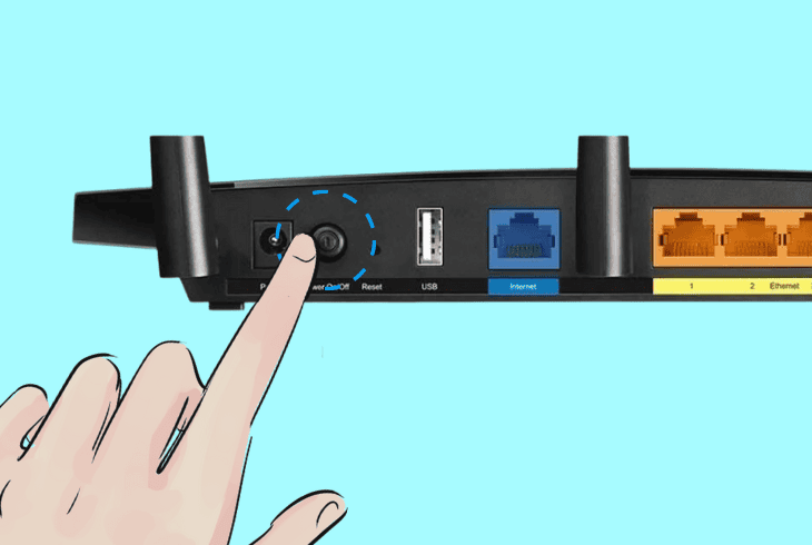 reboot the router & test wi-fi
