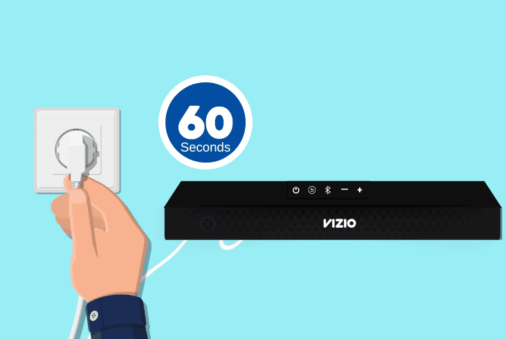 vizio soundbar power cycle