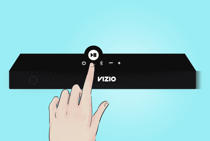 initiate the vizio “speaker test”