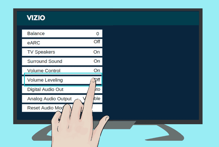 stop your vizio volume leveling