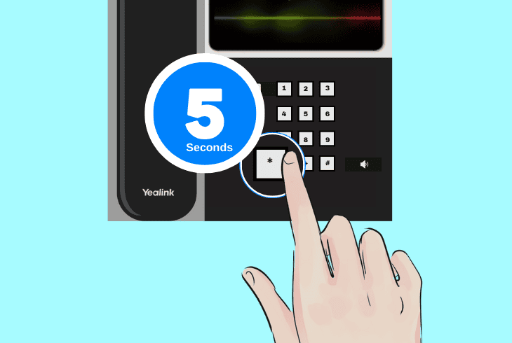 hard reset your yealink phone