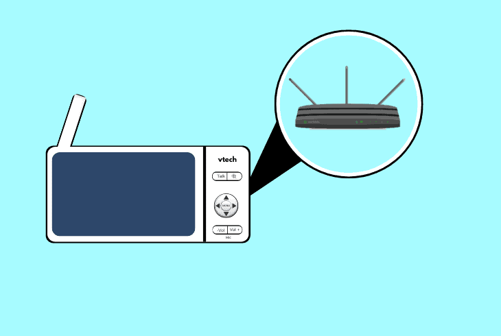 check the baby unit’s connection