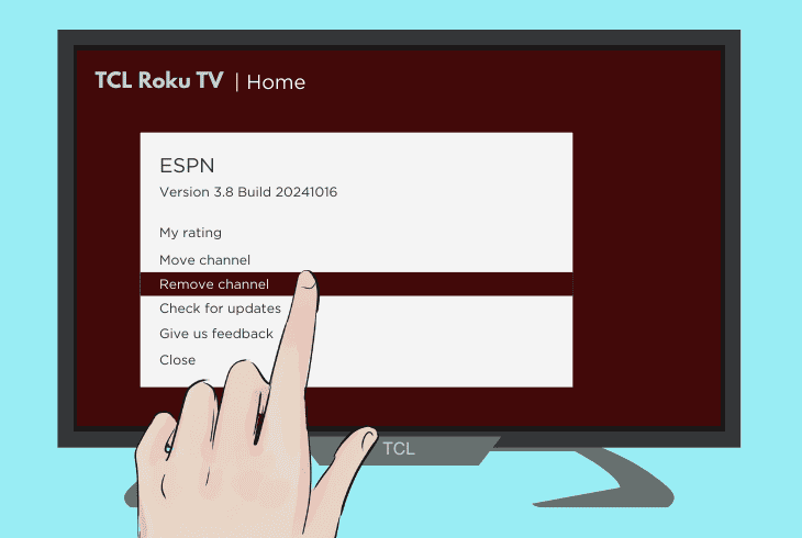 declutter the tv from channels