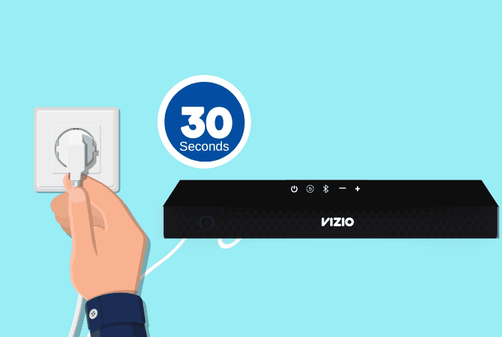 reset vizio soundbar to default