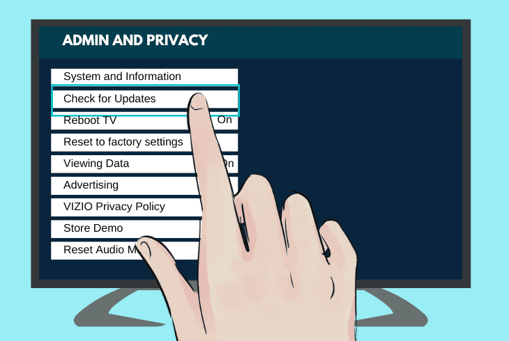 update vizio tv’s firmware version