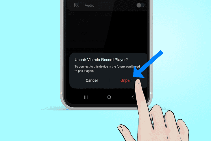 unpair victrola from other devices
