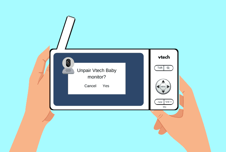 unpair and reconnect the parent unit