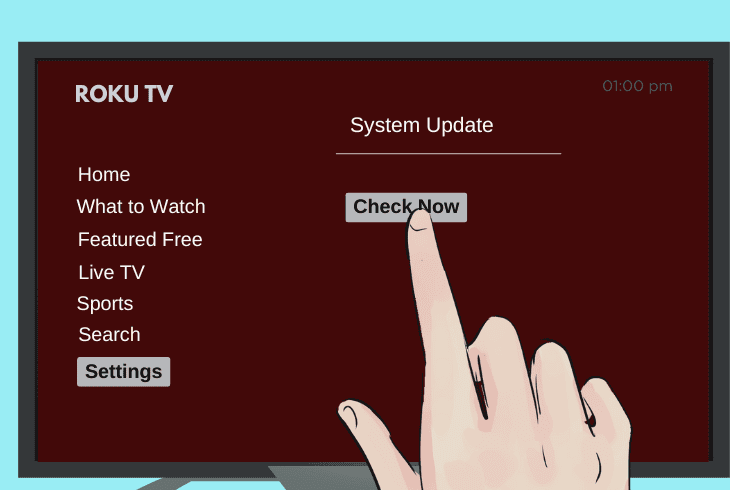 update the roku tv firmware