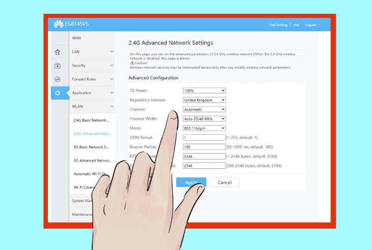 disable the router’s wi-fi merge