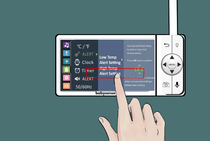 how to disable the temperature warnings