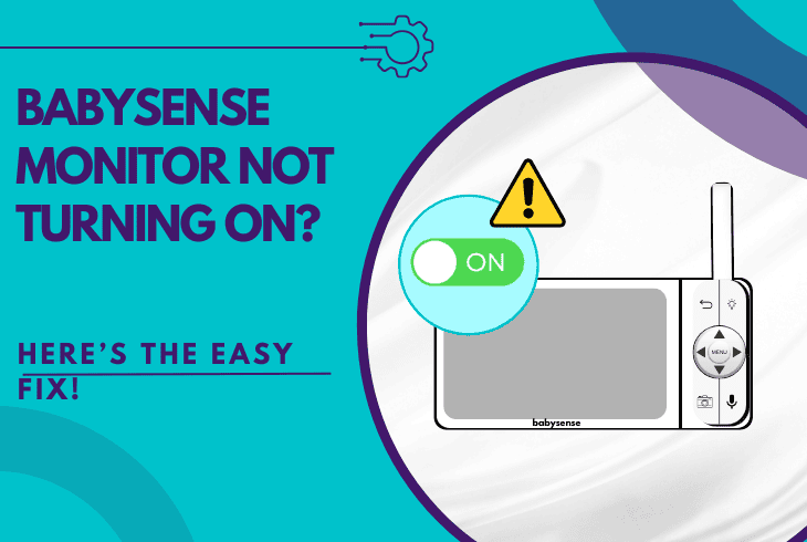 babysense monitor not turning on