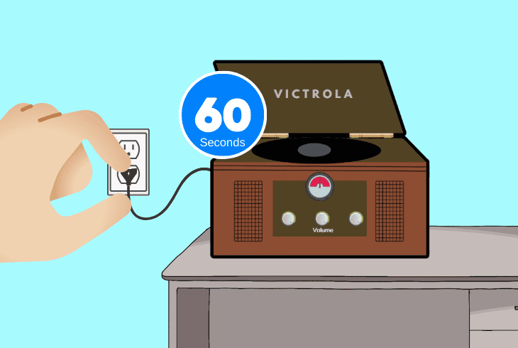 soft-reset your victrola turntable