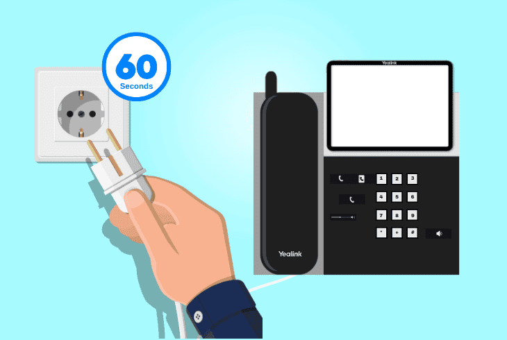 soft-reset the yealink phone
