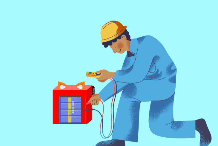 test the voltage again