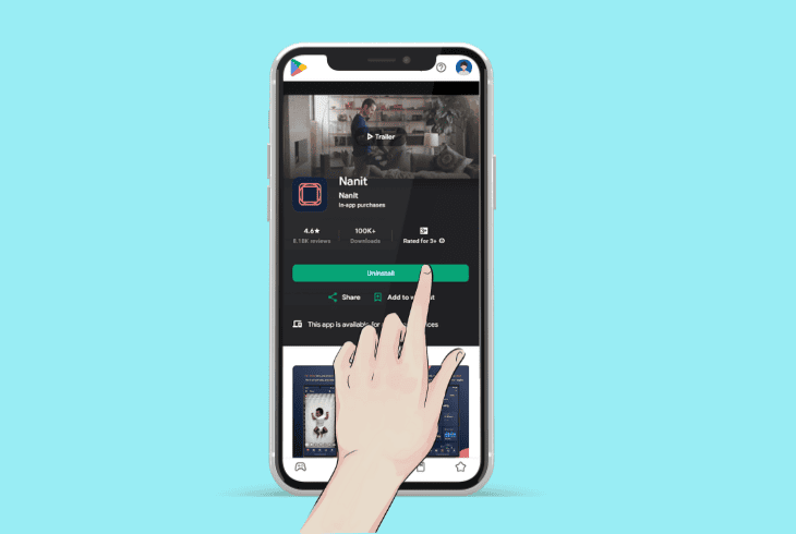 reinstall the nanit app