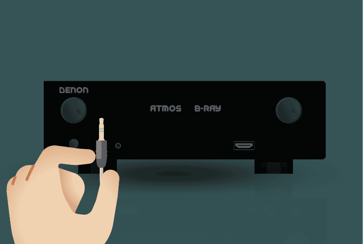 temporarily unplug the avr’s speakers