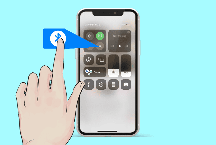 re-enable the bluetooth on ios