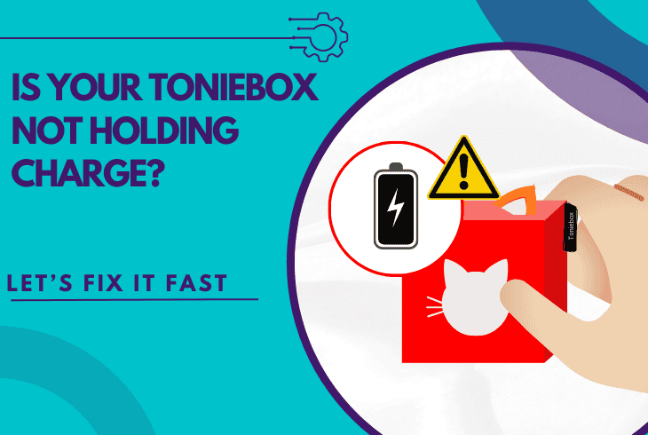 toniebox not holding charge