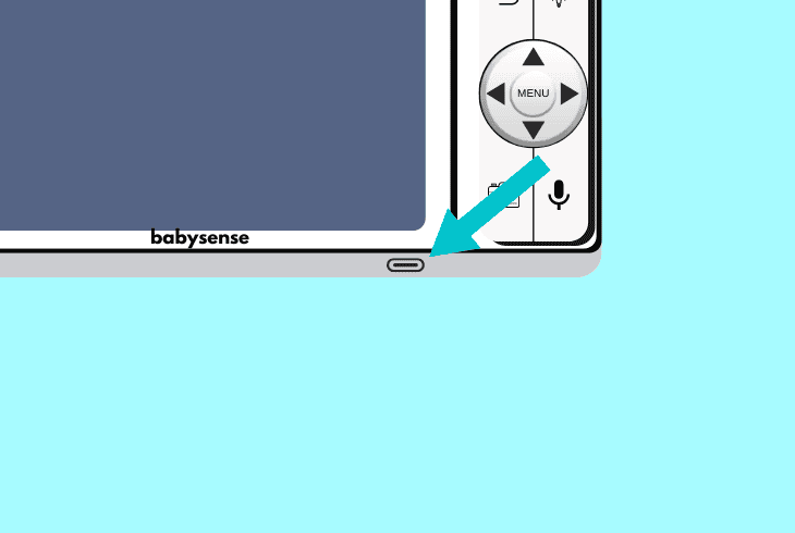 clean the monitor’s charging port